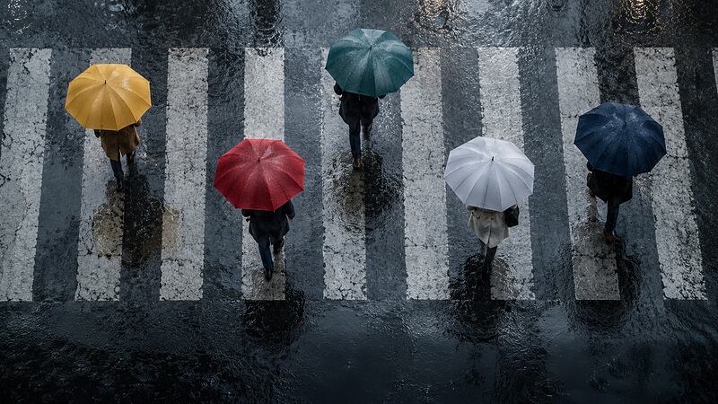 雨幕路口